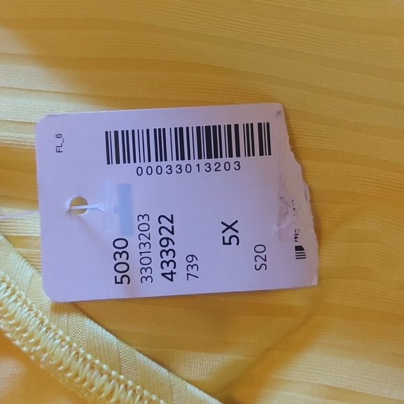 NWT 5x Addition Elle yellow bathingsuit bottoms - Picture 2 of 6